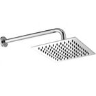 Chuveiro Ducha De Parede Quadra Slim Acabamento Cromado 200x2