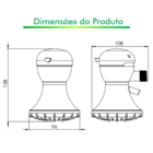 Chuveiro Ducha Elétrico Ss 3 Temperaturas 220v 5200w Branco