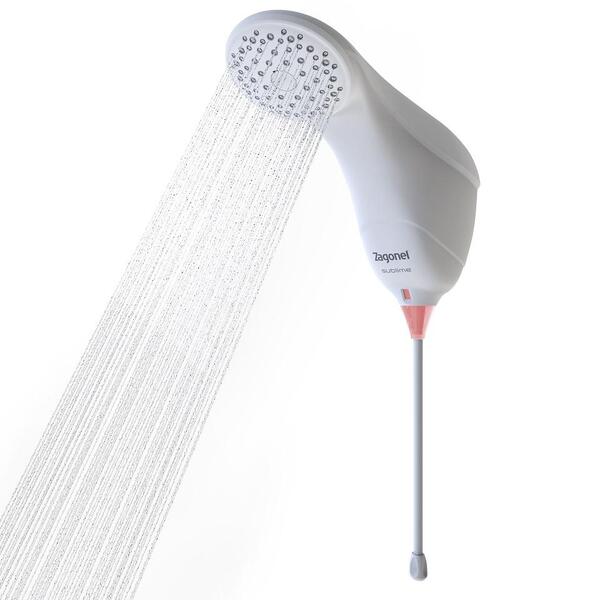 Chuveiro Ducha Eletrônica Sublime 7500w Zagonel 220v - Branco