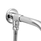 Chuveiro Ducha Flatt Quadrado Completo C/desviador Solar Gás