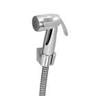 Chuveiro Ducha Flatt Quadrado Completo C/desviador Solar Gás