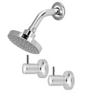 Chuveiro/ducha Flatt Redondo + Acabamento Registro