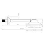 Chuveiro Ducha Fria Pequeno Em Polipropileno Cinza