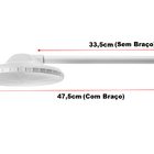 Chuveiro Ducha Fria Plástica Sem Registro 2351 Branca Herc -