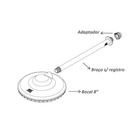 Chuveiro Ducha Fria Plástica Sem Registro 2351 Branca Herc -