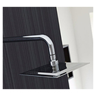 Chuveiro Ducha Inox Quadrado 20x20 Cromado Banheiro Area Exte