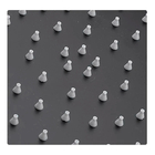 Chuveiro Ducha Inox Redondo Parede Preto Fosco