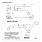 Chuveiro Ducha Metal Articulado P/ Aquecedor Solar E A Gás Cr