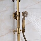 Chuveiro Ducha Misturador Banheira Vintage Bronze Q/f