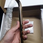 Chuveiro Ducha Moderno Redondo Dourado Luxo Banheiro Piscina