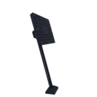 Chuveiro Ducha Quadrada De 6 Polegadas Em Abs Black Piano Par