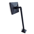 Chuveiro Ducha Quadrada De 6 Polegadas Em Abs Black Piano Par