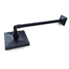 Chuveiro Ducha Quadrada De 6 Polegadas Em Abs Black Piano Par