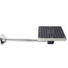 Chuveiro Ducha Quadrada De 6 Polegadas Em Abs Cromado Parede