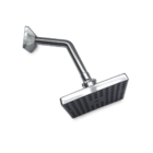 Chuveiro Ducha Quadrada De 6 Polegadas Em Abs Cromado Parede