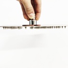 Chuveiro Ducha Quadrada Inox Para Aquecimento Solar Gás Fria