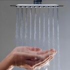 Chuveiro Ducha Quadrada Square Slim Inox 20x20cm Com Braço Qu