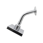 Chuveiro Ducha Quadrado Articulável Solar Gás Cromado Luxo