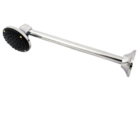 Chuveiro Ducha Redonda De 4 Polegadas Em Abs Cromado Parede