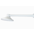 Chuveiro Ducha Redonda De 6 Polegadas Em Abs Branco Parede