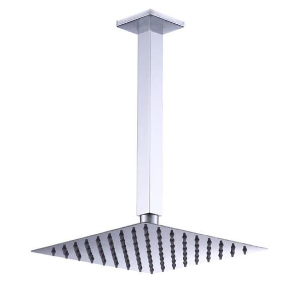Chuveiro Ducha Slim Quadrado De Teto 20x20cm Cromado Belcca -