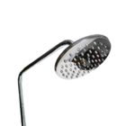 Chuveiro Ducha Vintage Retrô Cromado C/ Porcelana Provençal