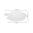 Chuveiro Elétrico Multitemperatura 127V (110V) 5500w Branco Redondo Fashion Lorenzetti