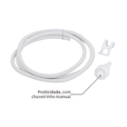 Chuveiro Elétrico Multitemperatura 127V (110V) 5500w Branco Redondo Moment Zagonel