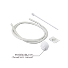 Chuveiro Elétrico Multitemperatura 127V (110V) 5500w Branco Redondo Spot 8T Hydra