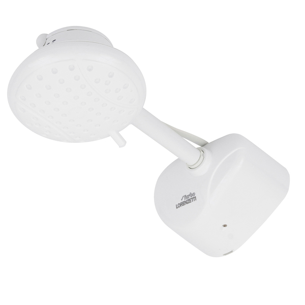 Chuveiro Elétrico Multitemperatura 220V 6800w Branco Redondo com Pressurizador Bella Ducha Lorenzetti