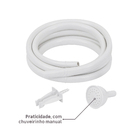 Chuveiro Elétrico Multitemperatura 220V 4400w Branco Redondo 3T Equation