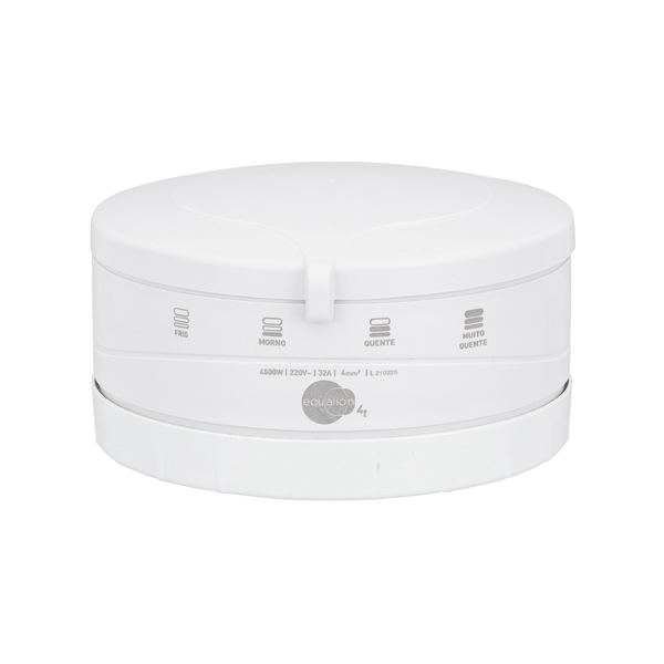 Chuveiro Elétrico Multitemperatura 220V 4500w Branco Redondo 4T Equation