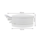 Chuveiro Elétrico Multitemperatura 220V 4500w Branco Redondo 4T Equation