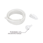 Chuveiro Elétrico Multitemperatura 220V 7500w Branco Quadrado Futura Lorenzetti