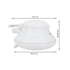 Chuveiro Elétrico Multitemperatura 220V 6800w Branco Redondo Bella Ducha Lorenzetti