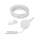 Chuveiro Elétrico Multitemperatura 220V 6800w Branco Redondo Jet Set Lorenzetti