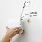 Chuveiro Elétrico Multitemperatura 220V 7800w Branco Redondo com Pressurizador Potenza Cardal