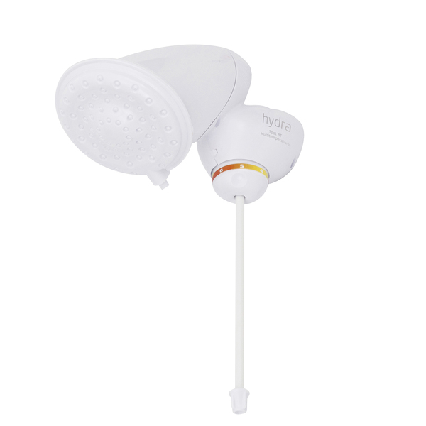 Chuveiro Elétrico Multitemperatura 220V 6800w Branco Redondo Spot 8T Hydra