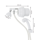 Chuveiro Elétrico Multitemperatura 220V 7800w Branco Redondo Standard Cardal