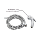 Chuveiro Elétrico Multitemperatura 220V 7800w Cromado Redondo com Pressurizador Potenza Cardal