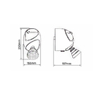 Chuveiro Elétrico Multitemperatura 127V (110V) 5400W Branco Banho Nosso Quattro Fame