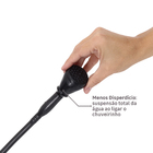 Chuveiro Elétrico Eletrônico 127V (110V) 5500w Preto Quadrado Ducali Zagonel