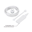 Chuveiro Elétrico Eletrônico 127V (110V) 5500w Branco Quadrado Acqua Star Lorenzetti