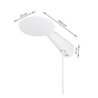 Chuveiro Elétrico Eletrônico 127V (110V) 3500w Branco Redondo com Resistência Blindada Advanced Lorenzetti