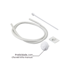 Chuveiro Elétrico Eletrônico 127V (110V) 5500w Branco Redondo ND Hydra