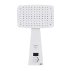 Chuveiro Elétrico Eletrônico com Visor Digital 127V (110V) 5500w Branco Quadrado Polo Plus Hydra