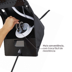 Chuveiro Elétrico Híbrido Eletrônico com Visor Digital 127V (110V) 5500w Preto Quadrado Ducali Premium Digital Zagonel