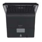 Chuveiro Elétrico Híbrido Eletrônico com Visor Digital 127V (110V) 5500w Preto Quadrado Ducali Premium Digital Zagonel