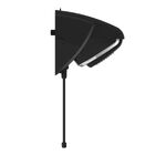 Chuveiro Elétrico Eletrônico 127V (110V) 5400W Preto Quadrado Compacta Fame