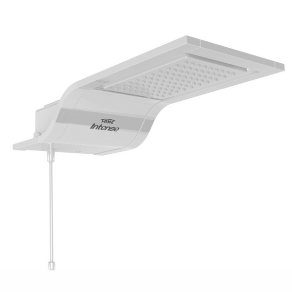 Chuveiro Elétrico Eletrônico 220V 6500W Branco Quadrado Intense Fame